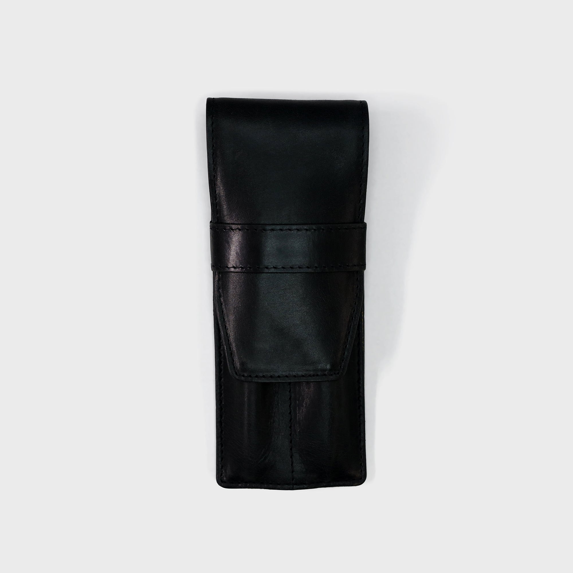 Pen and Pencil set with Leather Case - Black