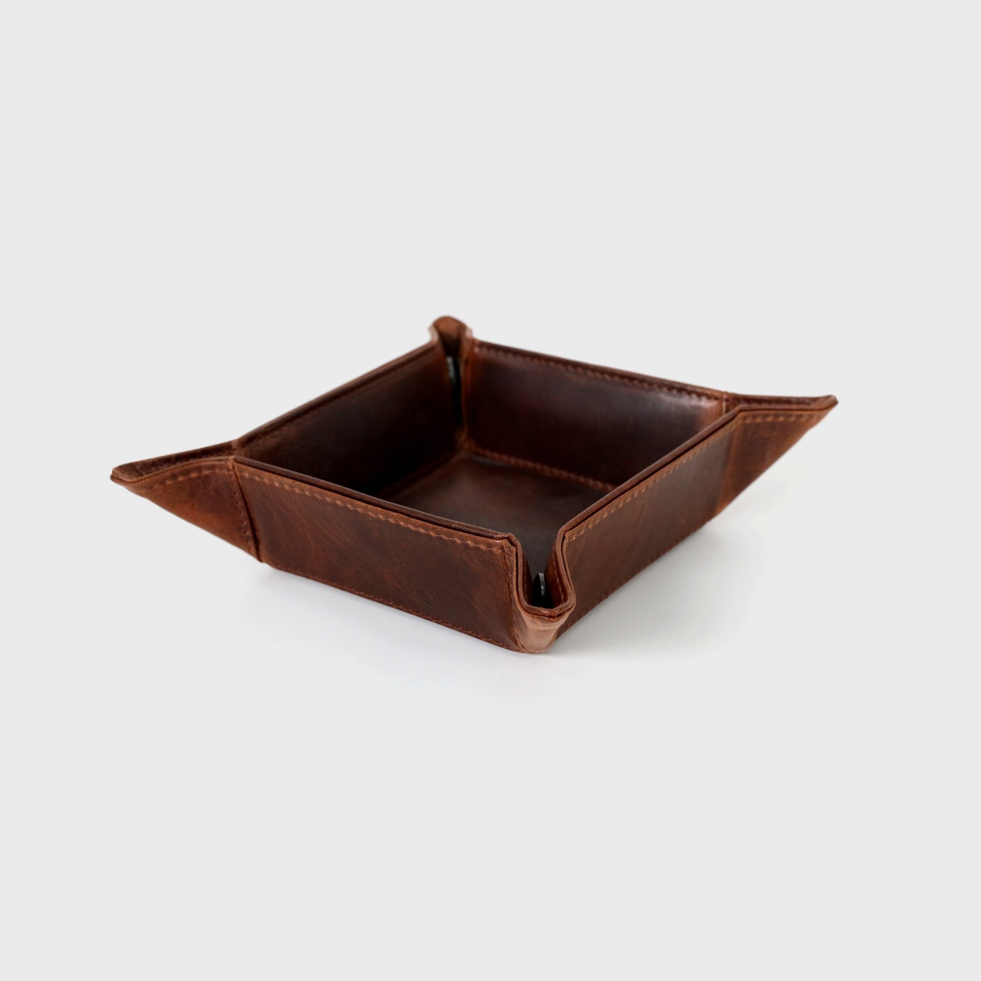 Desk Tidy / Coin Tray / Jewellery Holder - Tan