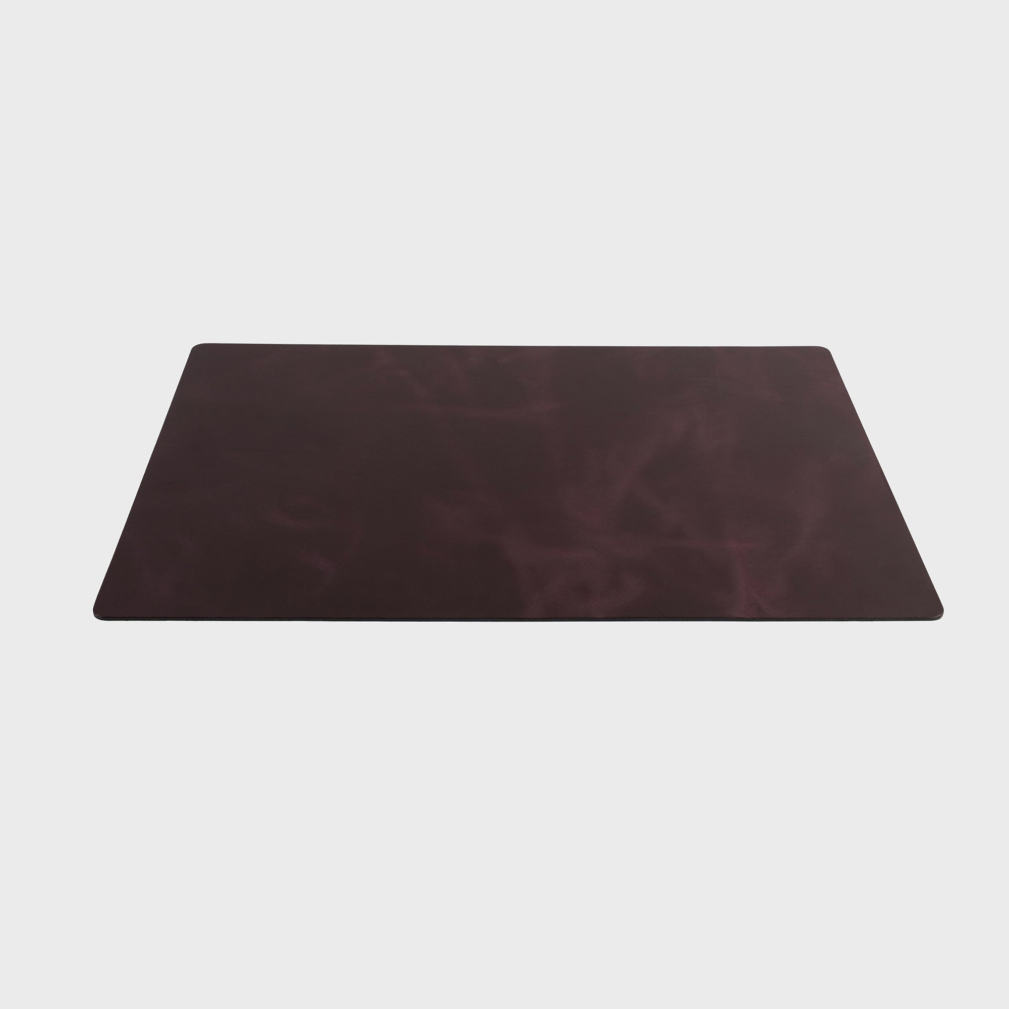 Leather Desk Mat - Burgundy