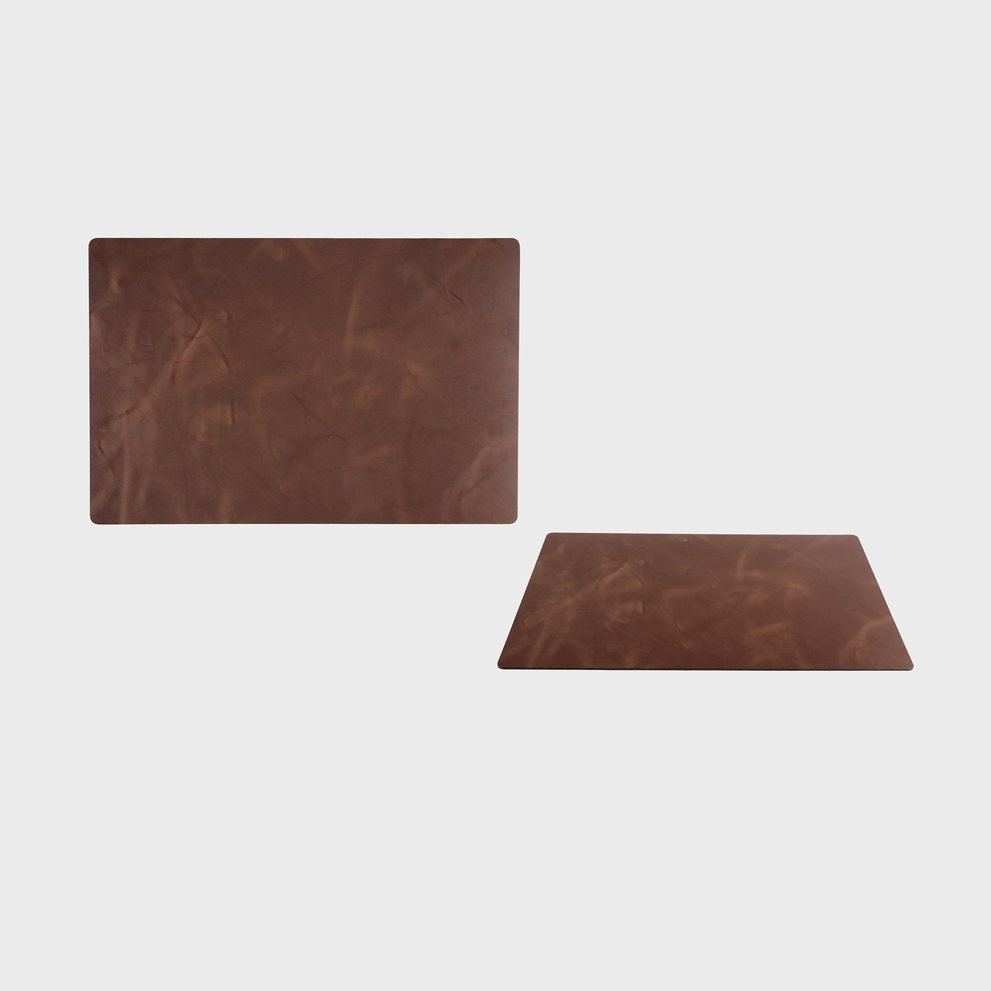 Leather Desk Mat - Oak Brown