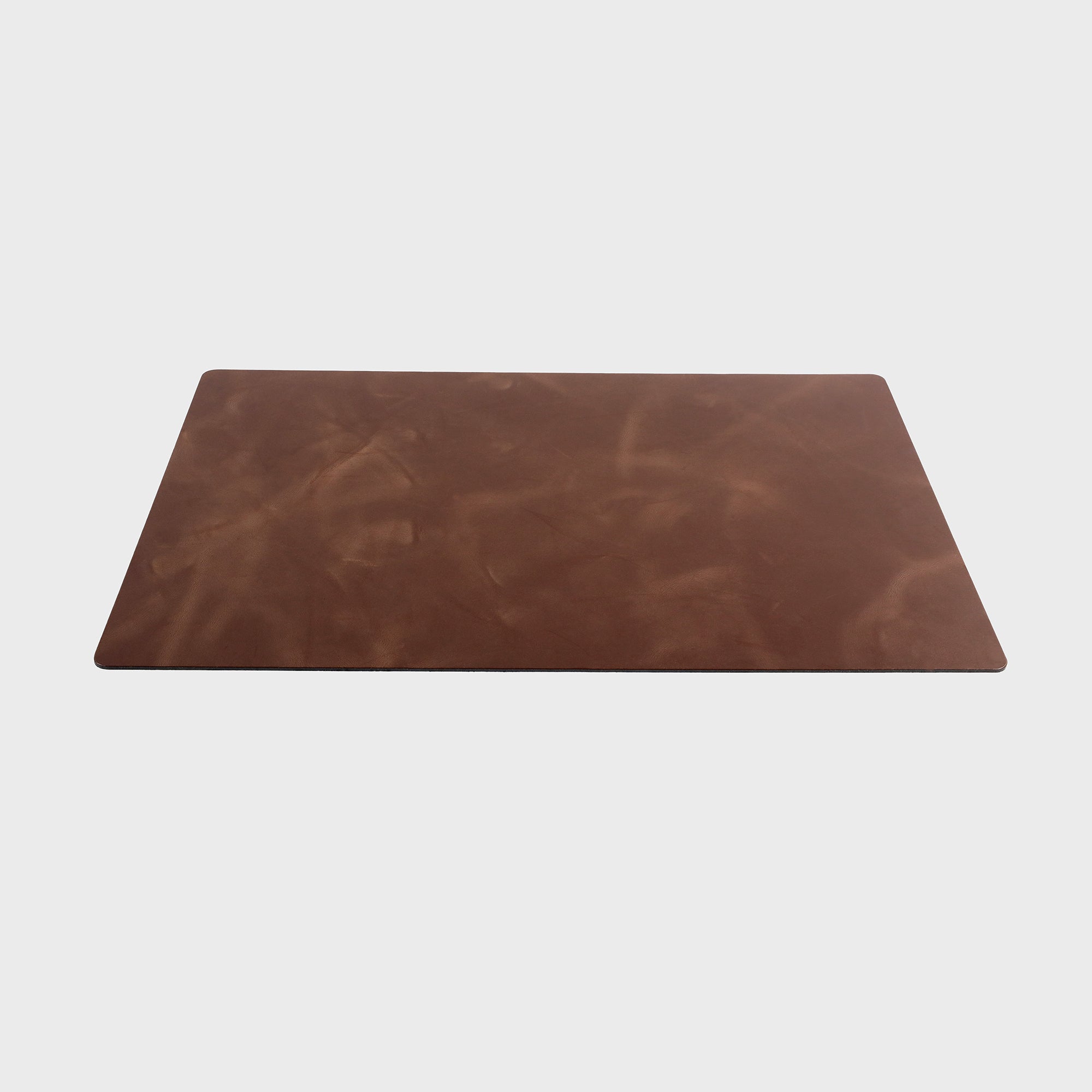 Leather Desk Mat - Oak Brown