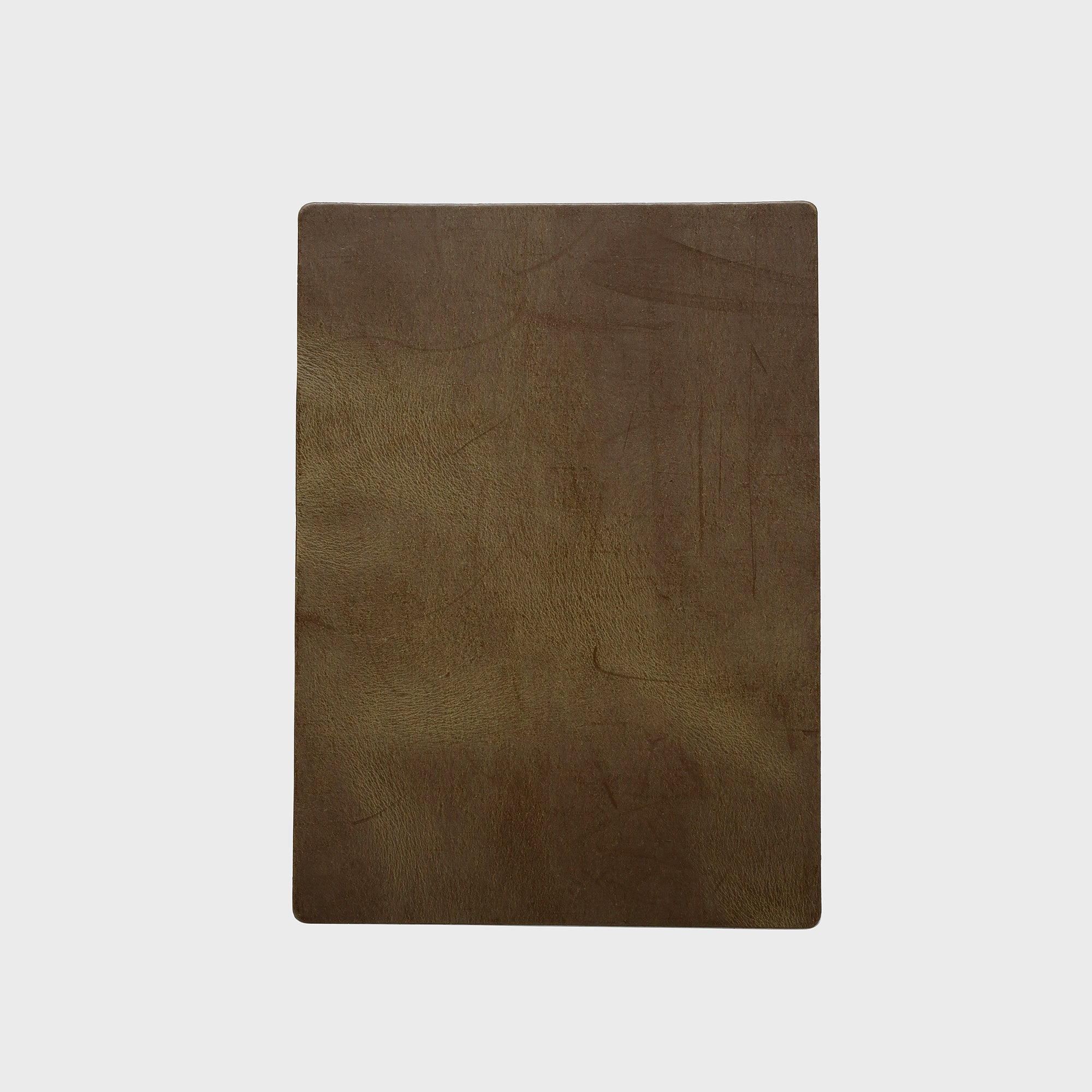 Recycled Leather Mini Mouse Mat - Brown