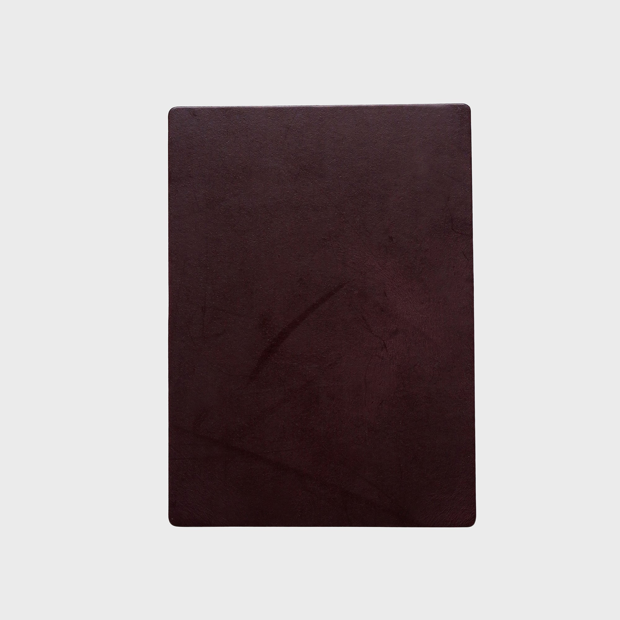 Recycled Leather Mini Mouse Mat - Burgundy