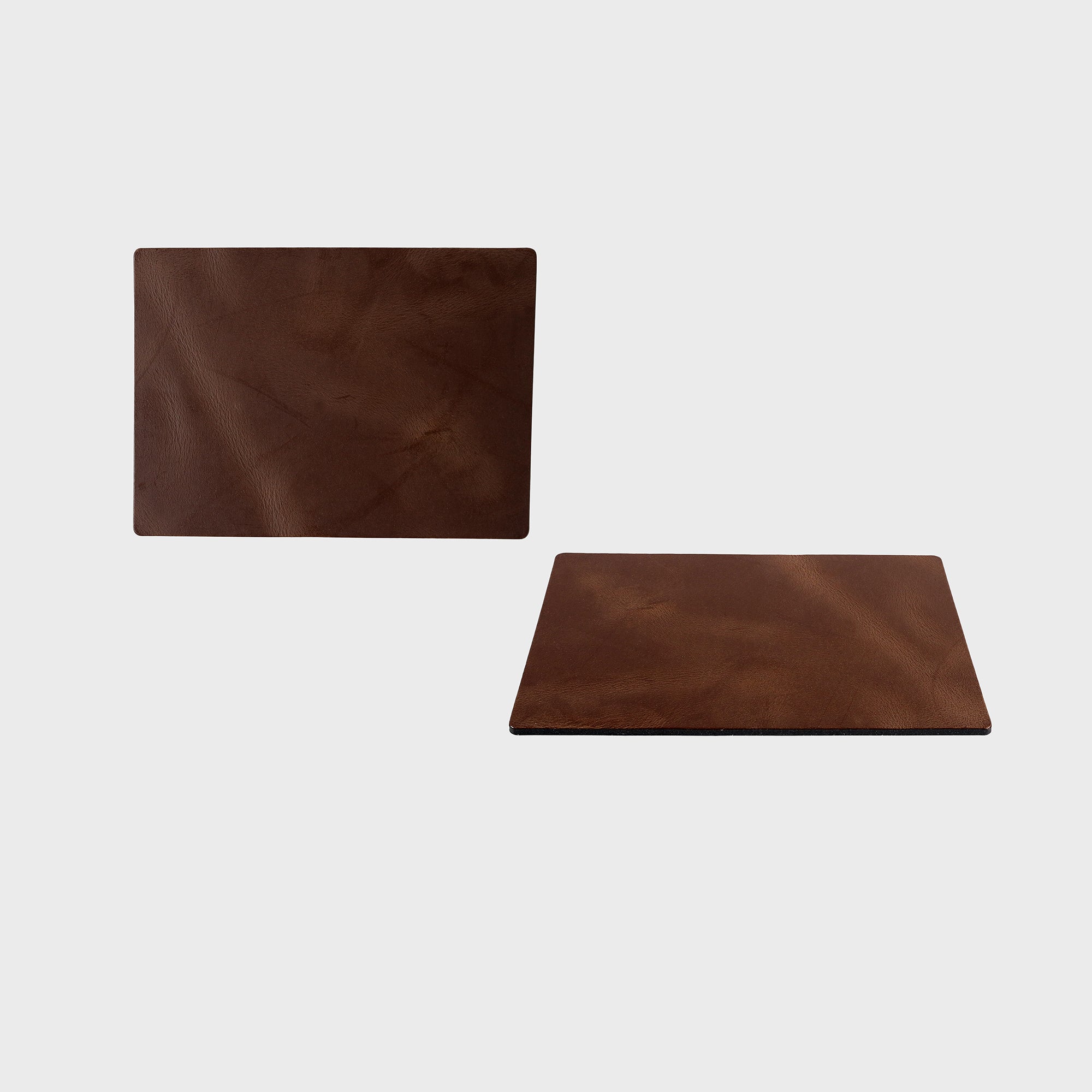 Recycled Leather Mini Mouse Mat - Oak