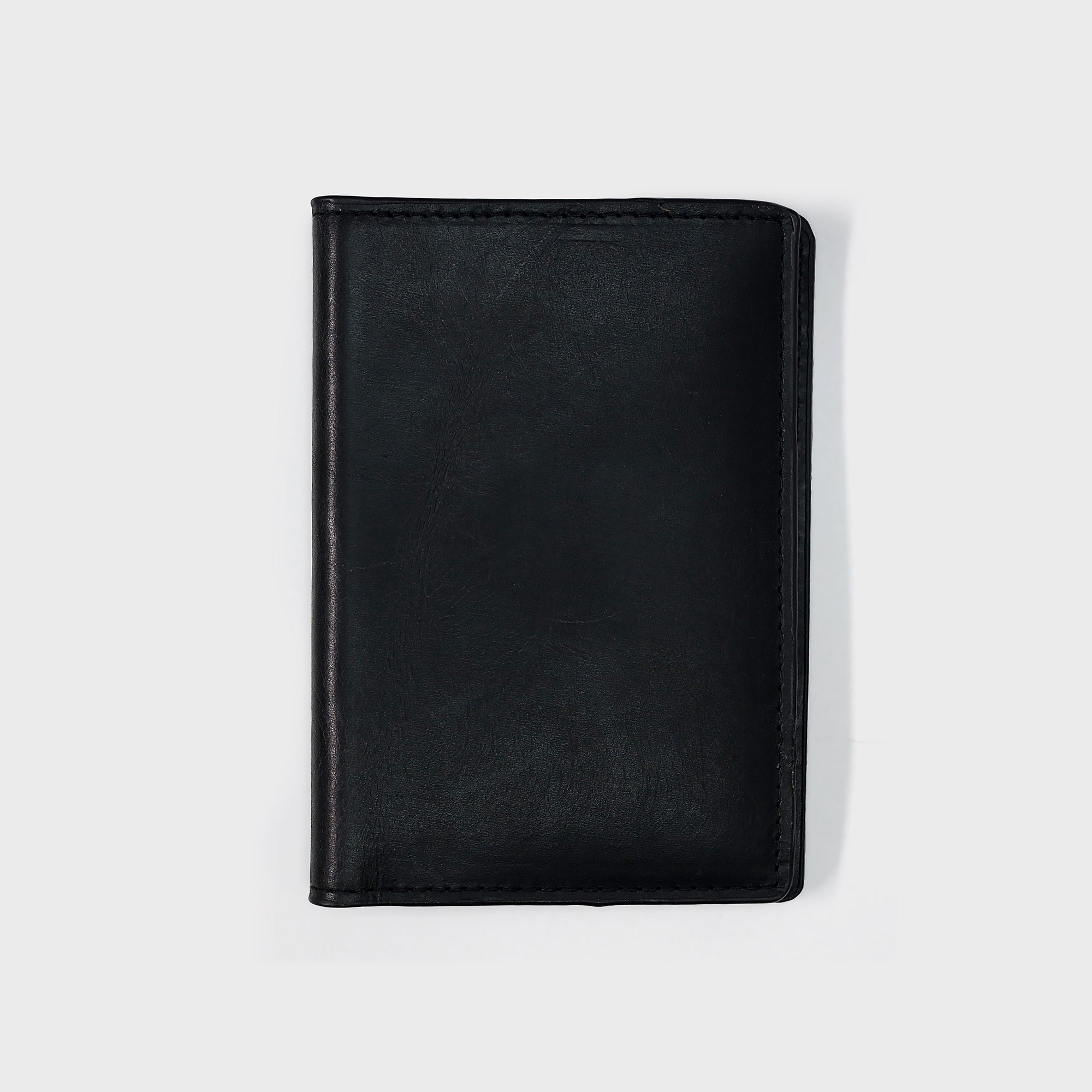 Leather Passport Cover - Black
