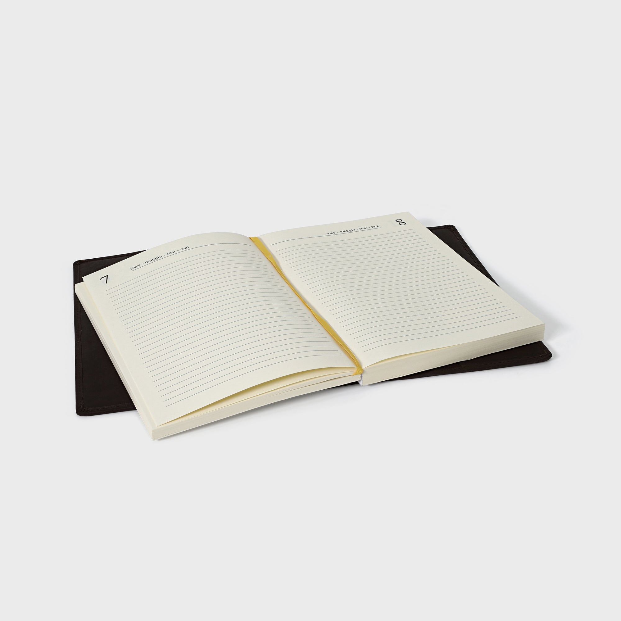 Leather Refillable Diary - Brown