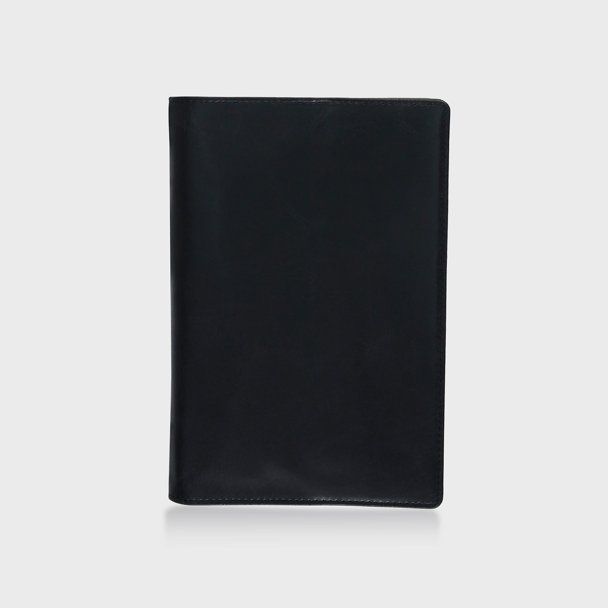 Refillable Leather Notebook - Black