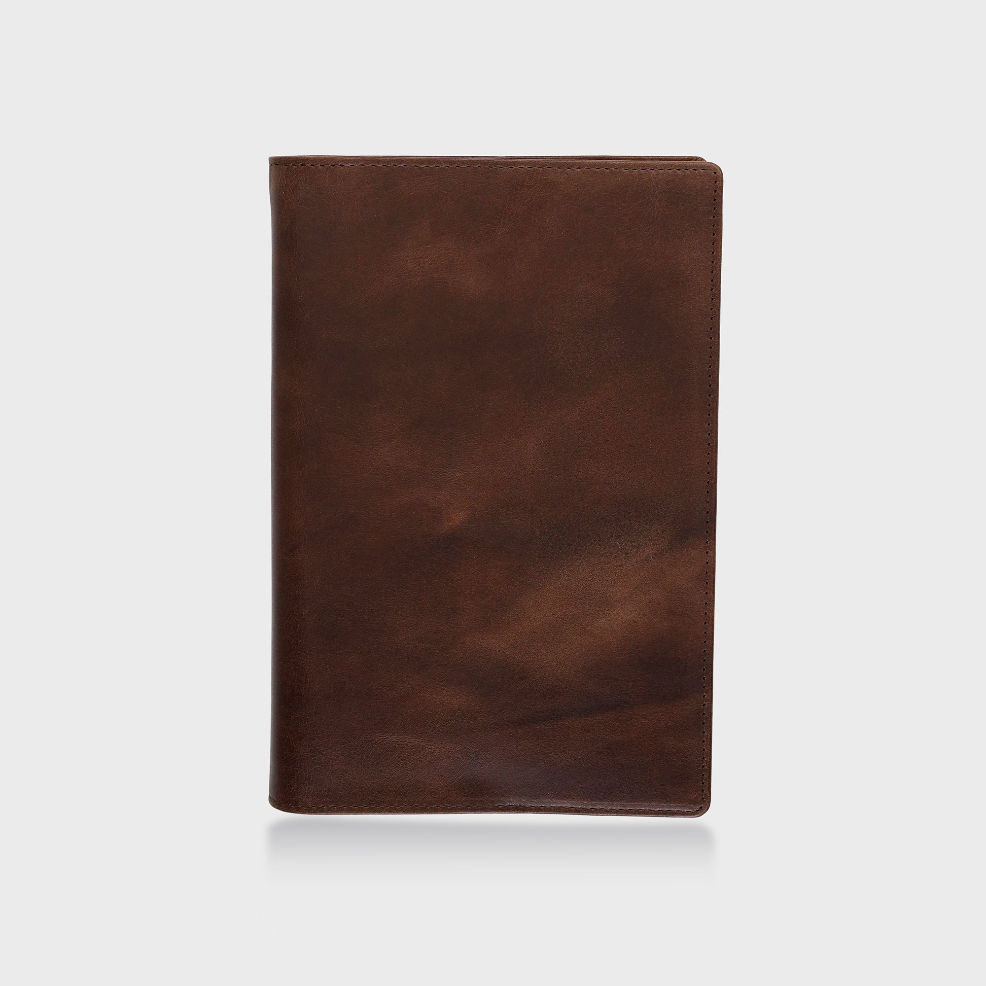 Refillable Leather Notebook - Brown
