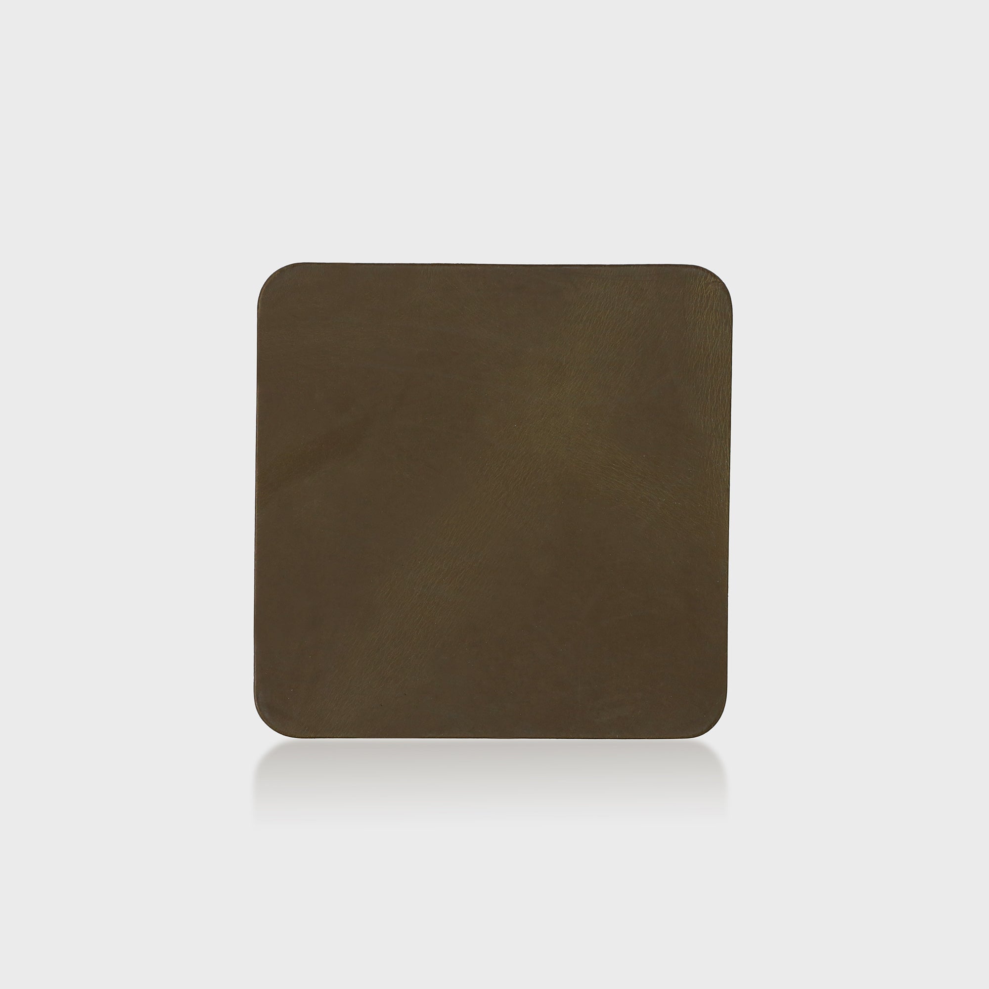 Leather Coasters - Brown
