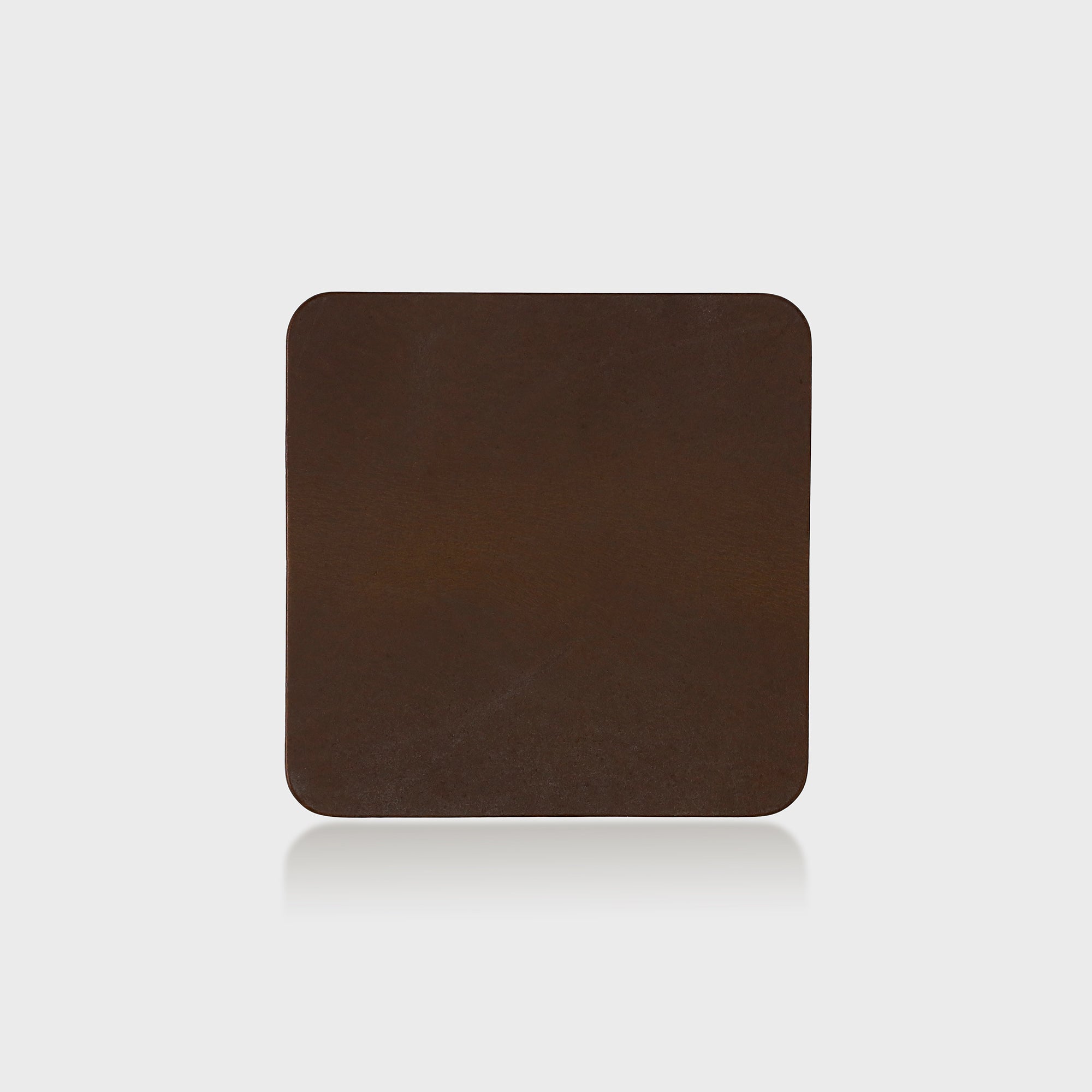 Leather Coasters - Oak Brown
