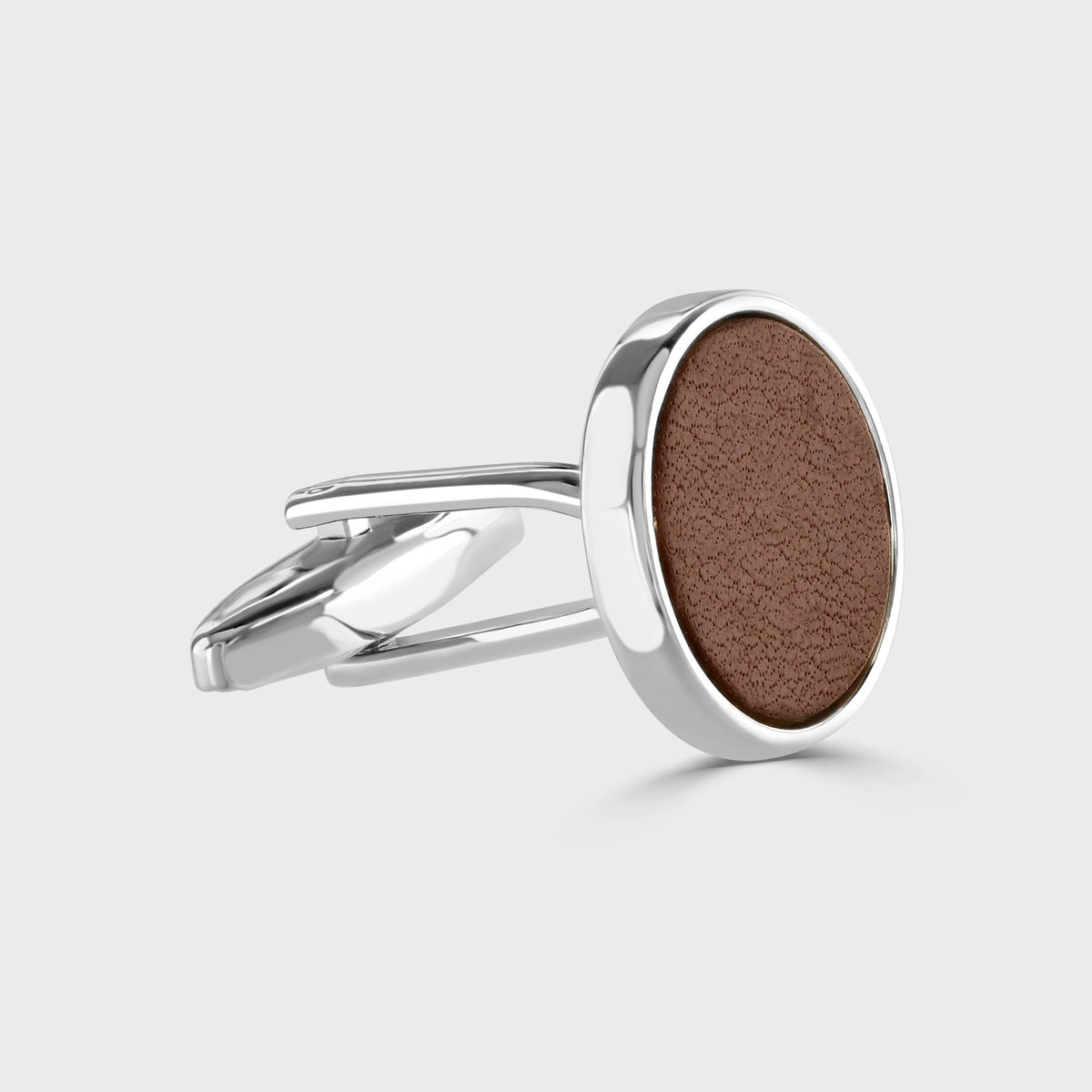Leather Inlay Cufflinks