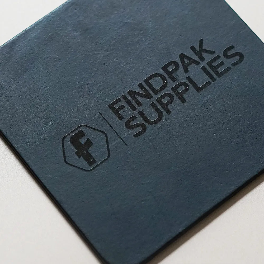 Leather Coasters - Black