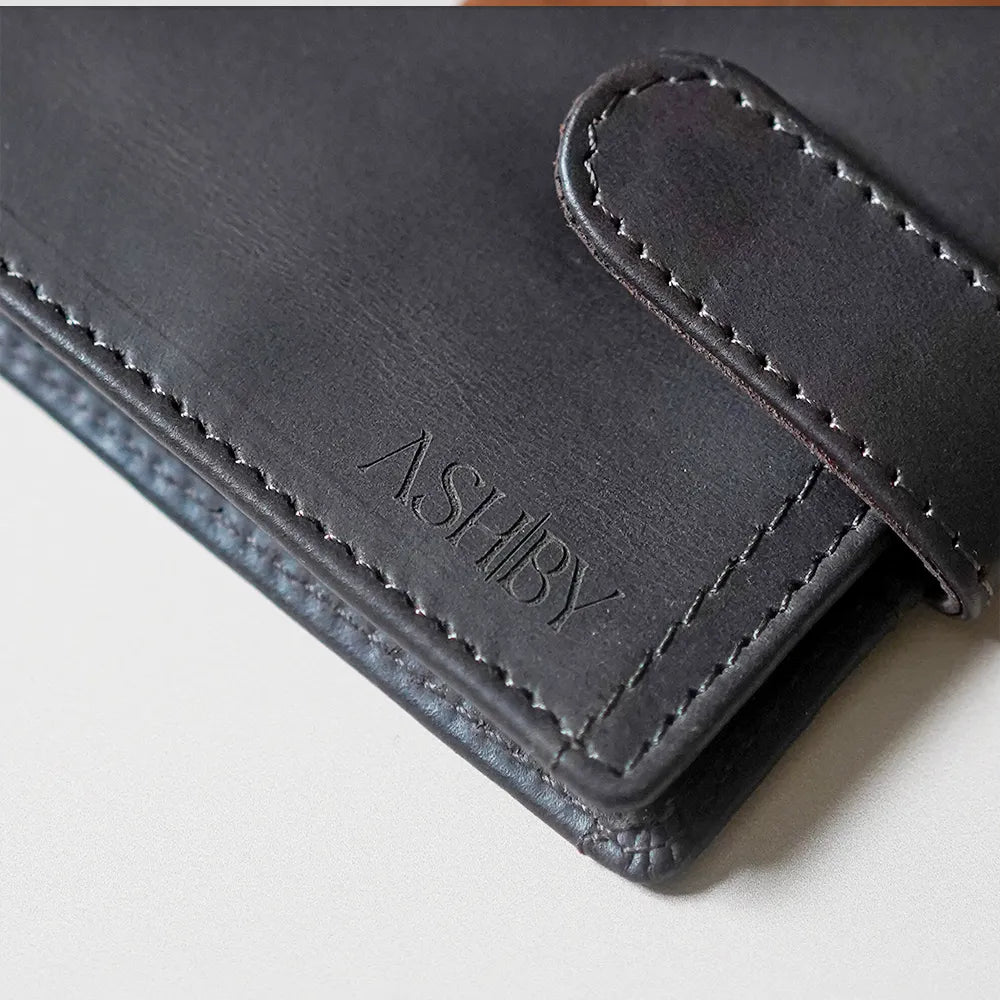 Leather BiFold Wallet - Brown
