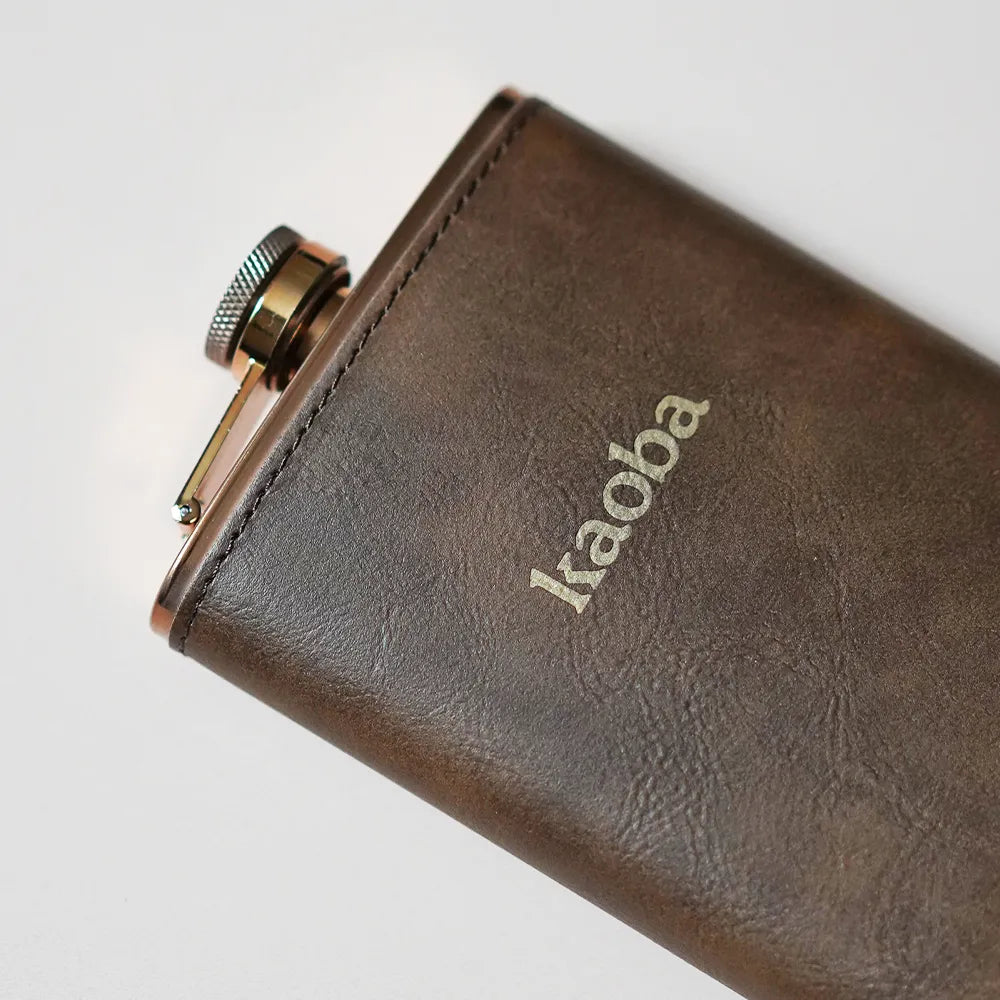 Copper Hip Flask Set with Funnel & Shot Cups