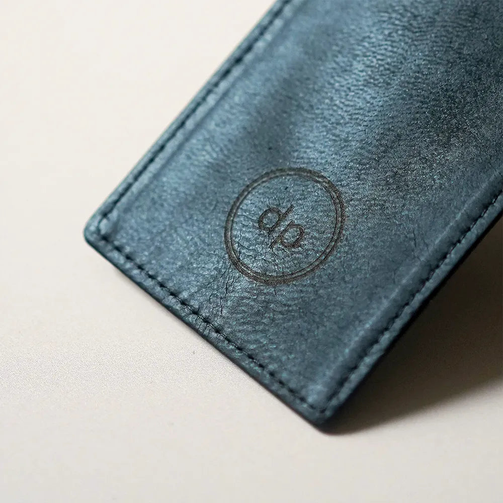 Leather Luggage Tag - Black