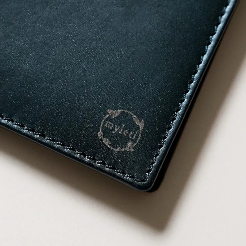 Leather Passport Cover - Black